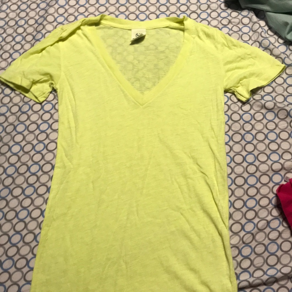 PINK v neck tee